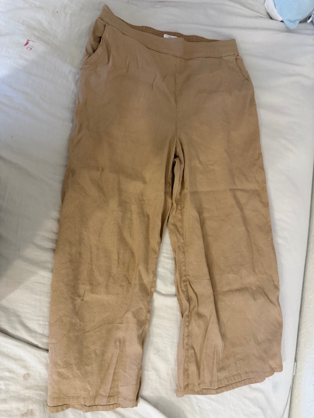 Khaki colored pants